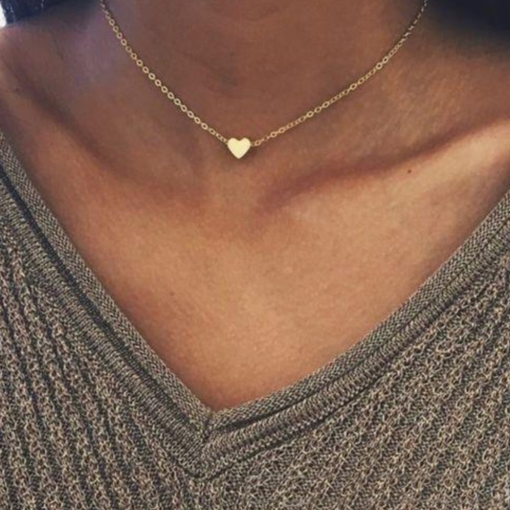 Simple Stated Heart Necklace